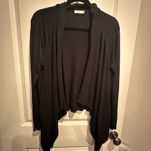 Vince Black Knit Open Front Cardigan Women's Size Medium
